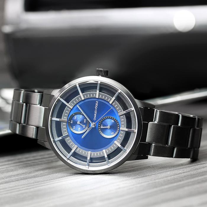 Charles Vogele（シャルルホーゲル） メンズ 腕時計 クォーツ 41mm