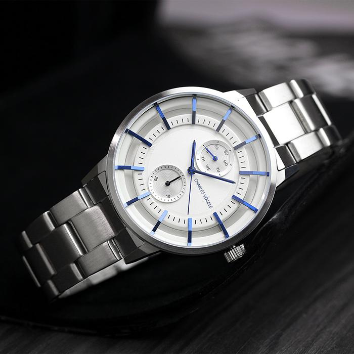 Charles Vogele（シャルルホーゲル） メンズ 腕時計 クォーツ 41mm