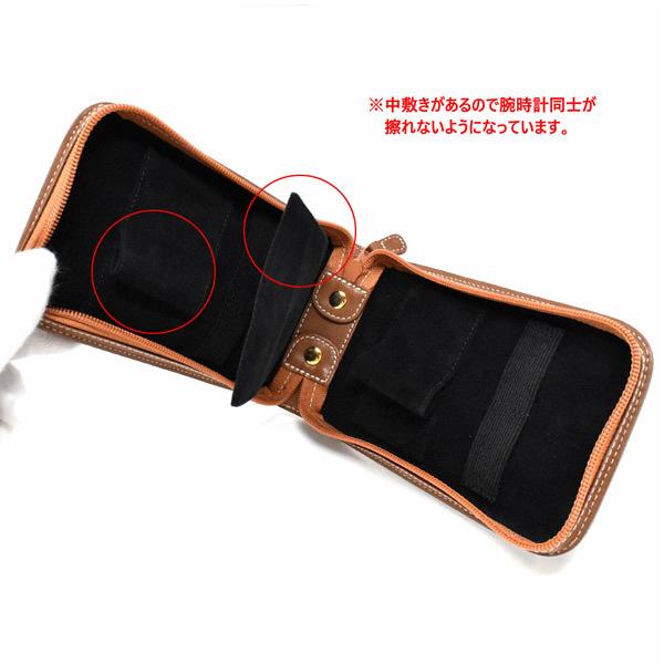 Georgio Fellini ジョルジオフェリーニ ウォッチボックス レザー 腕時計 収納 ケース w1084br |  | 02