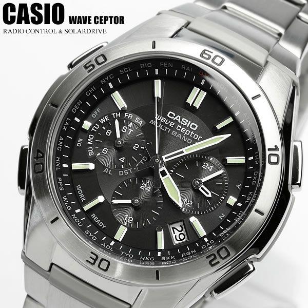 G-SHOCK CASIO カシオ ソーラー電波 WAVECEPTER 腕時計 メンズ クロノ