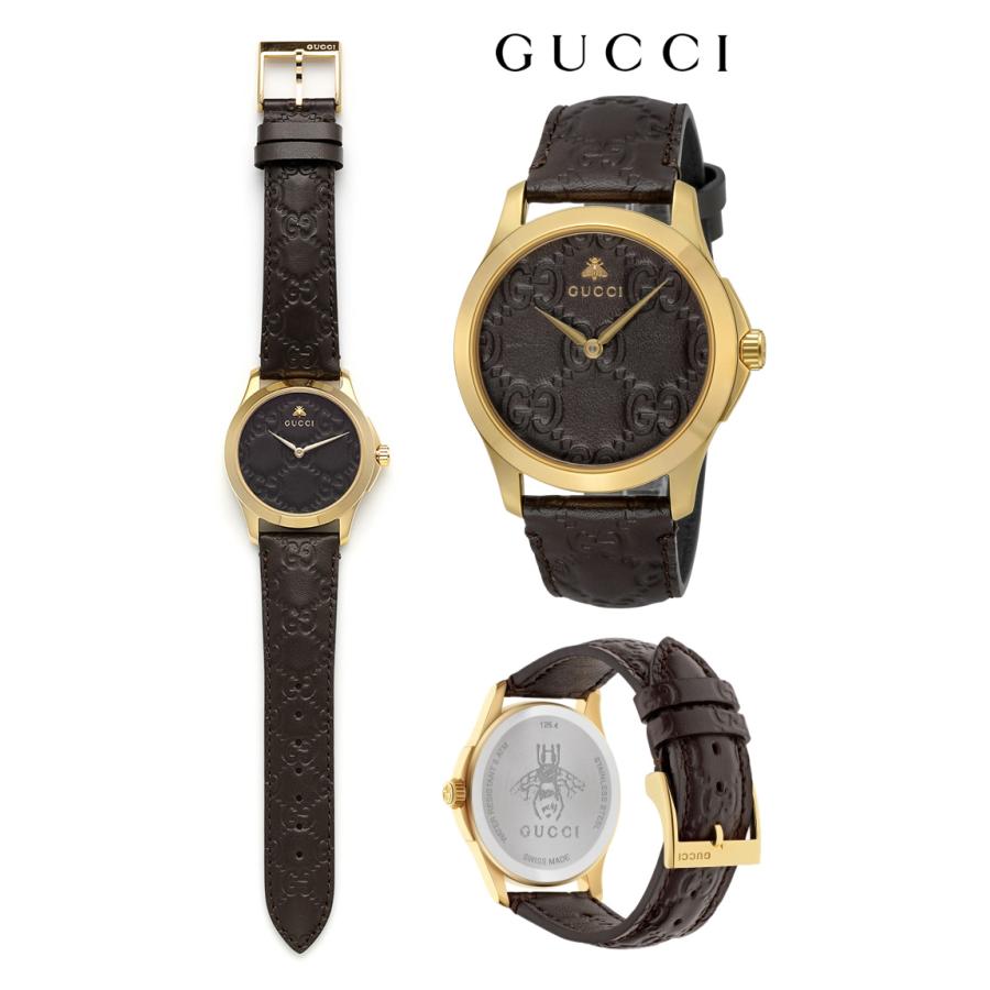 グッチ 腕時計 メンズ レディース 時計 GUCCI Gタイムレス 38mm 革