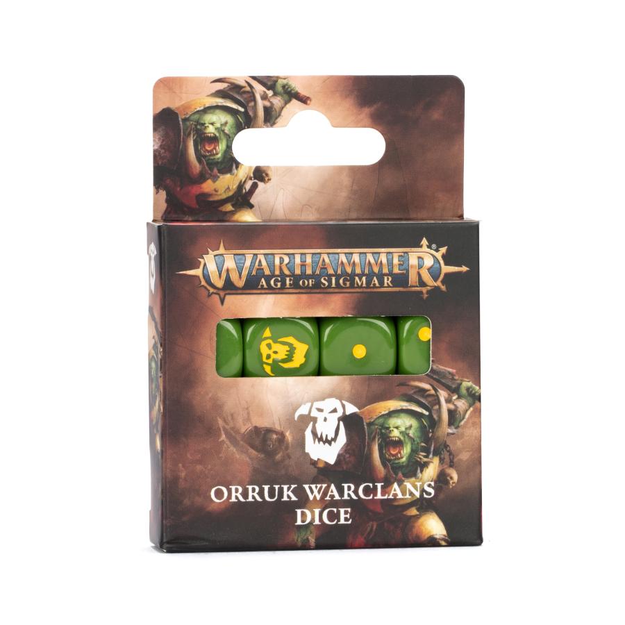 オールク・ウォークラン・ダイス：WARHAMMER AOS: Orruk Warclans Dice