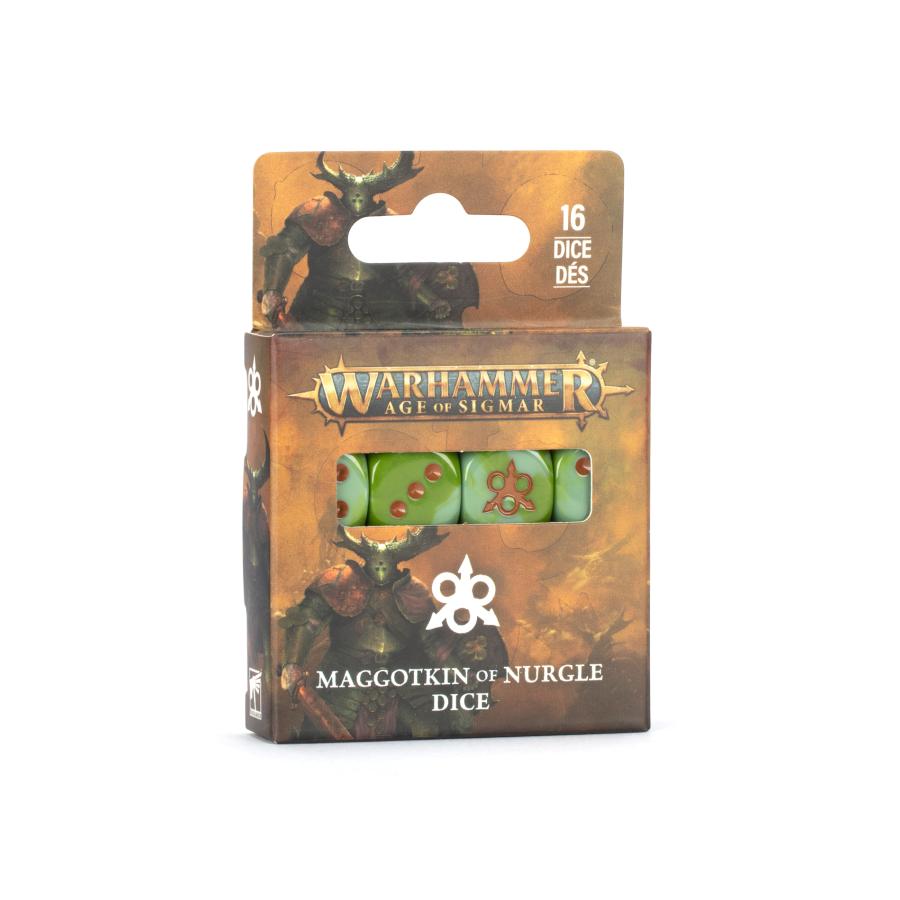 マゴットキン・オヴ・ナーグル・ダイス ： MAGGOTKIN OF NURGLE DICE