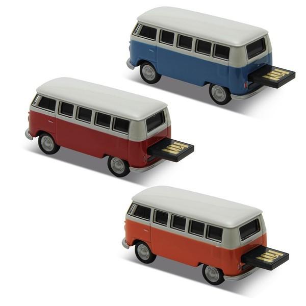 「USBフラッシュメモリー」　1962 Volkswagen Classical Bus　：　VW クラシカルバス　全3色「オートドライブ」｜cameshouse｜02