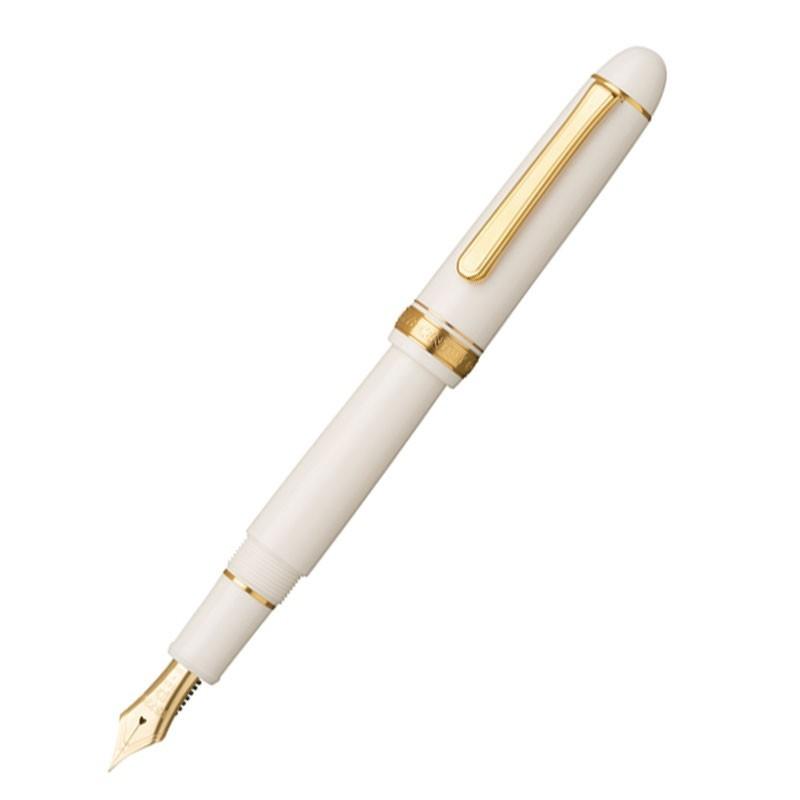 プラチナ　万年筆　3776センチュリー　シュノンソーホワイト 新品)PLATINUM プラチナ 万年筆 #3776 センチュリー シュノンソー