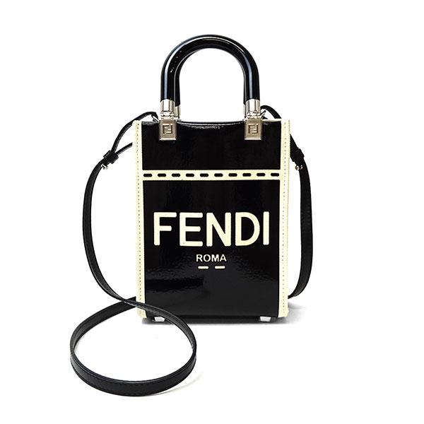 フェンディ バッグ レディース FENDI サンシャイン ショッパー スモール 8BS051 ANT7 F0H9H ブラック｜camino-japan｜02