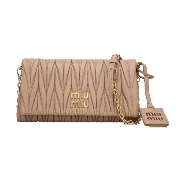 miu ミュウミュウ バッグ レディース MIUMIU マテラッセレザー 5BH080 