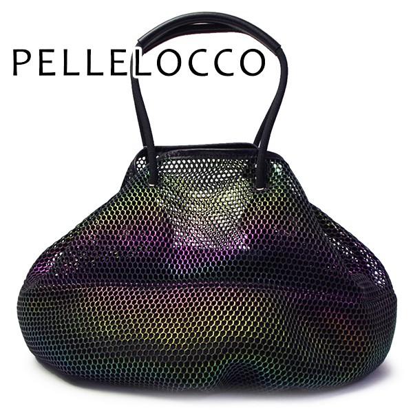 ペレロッコ バッグ レディース PELLELOCCO シャイン 1553-BL ブラック(玉虫色) :bag-5036:カミーノ - 通販