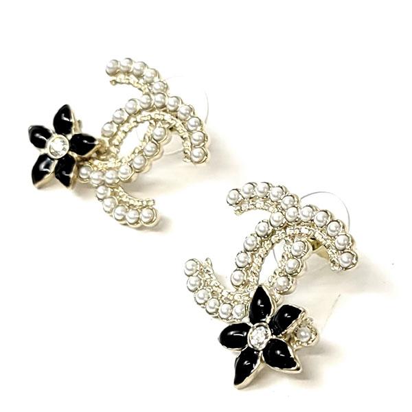 CHANEL シャネル ピアス レディース ココマーク フラワー AB9651 CHANEL シャネル ピアス レディース ココマーク フラワー AB9651