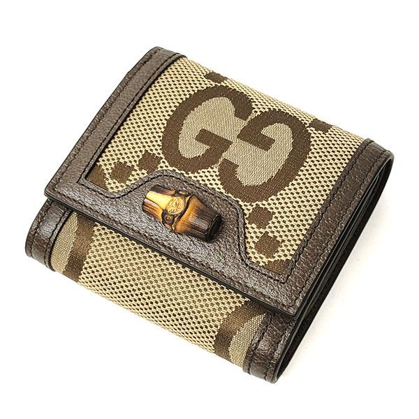 グッチ 財布 レディース GUCCI ジャンボGG ダイアナ バンブー