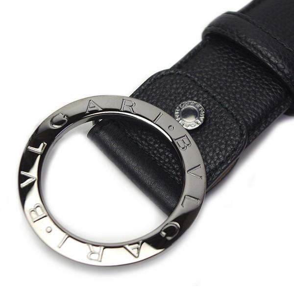 ブルガリ BVLGARI ベルト ブルガリブルガリ 281920 ブラック ガンメタルバックル メンズ レザー 110cm カット可能 ブルガリ BVLGARI 110cm