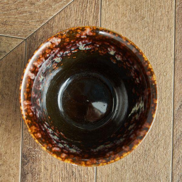 雑貨 ドイツ 陶器 German Art Pottery フラワーベース 西 ヴィンテージ 花器 花瓶 モダン アートポタリー ディスプレイ 植木鉢 小物入れ #81796の画像