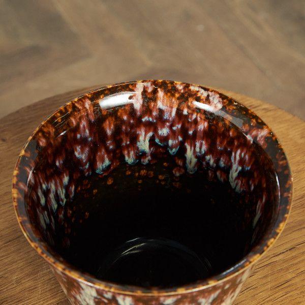 雑貨 ドイツ 陶器 German Art Pottery フラワーベース 西 ヴィンテージ 花器 花瓶 モダン アートポタリー ディスプレイ 植木鉢 小物入れ #81796の画像
