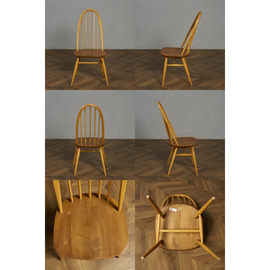 アーコール ERCOL ヴィンテージ クエーカーチェア ラウンドゴールド 