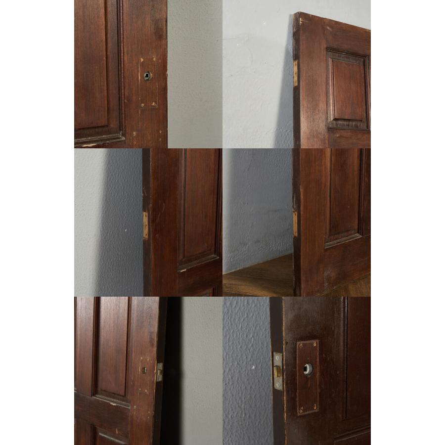イギリス 天然木 英国 ヴィンテージ ウッドドア 扉 シック 木製 建具 ブロカント DIY ショップ ディスプレイ リノベーション ビンテージ #89882の画像