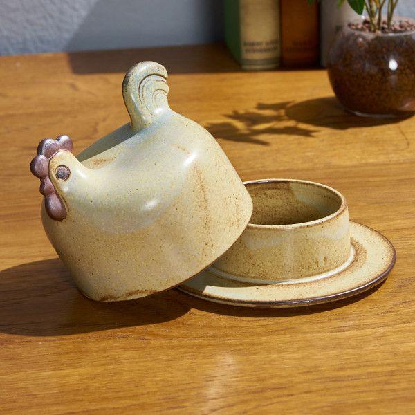 かしわ窯 LISA LARSON BUTTER CASE リサ・ラーソン バターケース