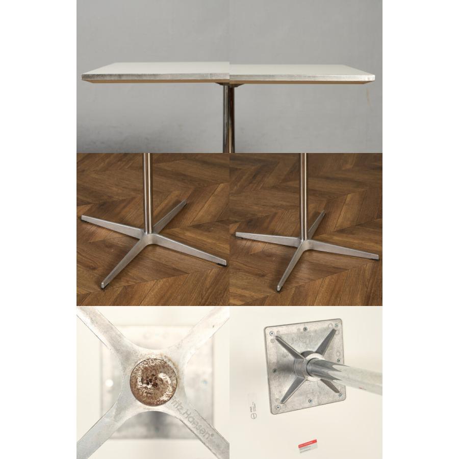テーブル ラミネート天板 フリッツ・ハンセン Fritz Hansen 4star base スクエア A テーブル フリッツハンセン アルネ ヤコブセン オフィス 正方形 ダイ #97626の画像