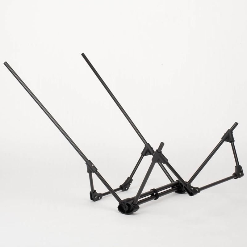 CAPTAIN STAG <br>トレッカー グランドリクライニングチェア ブラック   UC-1852  キャプテンスタッグの画像