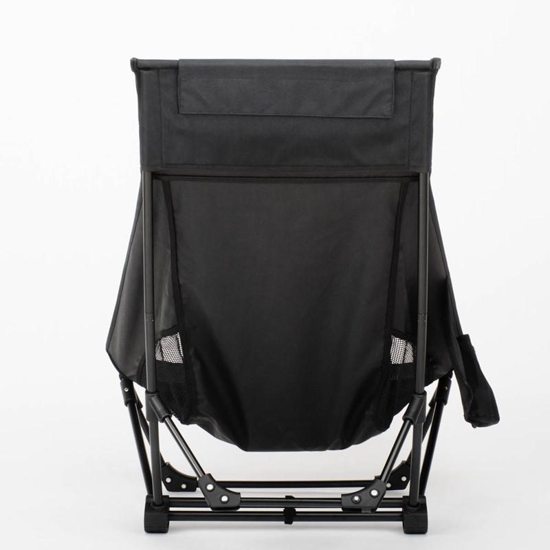 CAPTAIN STAG <br>トレッカー グランドリクライニングチェア ブラック   UC-1852  キャプテンスタッグの画像