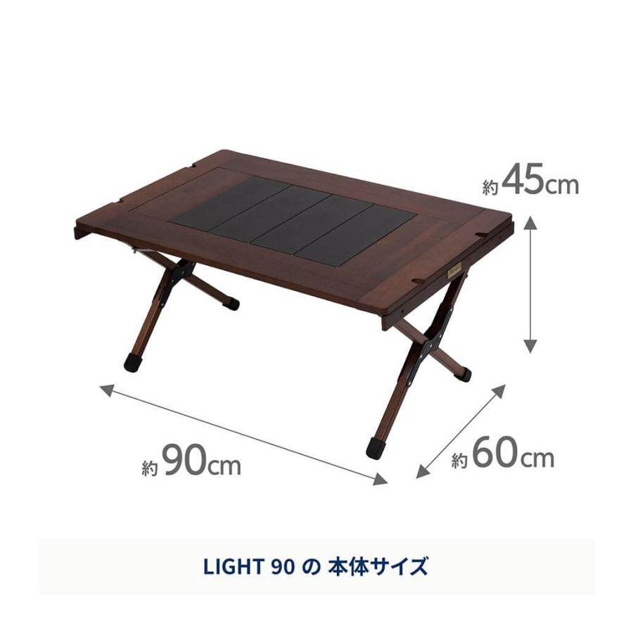 【新品未使用】ハイランダー シェフテーブル ライト 90 ダークブラウン CHEF TABLE(シェフテーブル)LIGHT アウトドア キャンプ IGT互換 ダーク