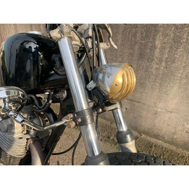 部品屋K\u0026W XS650 XS650用フォーククランプミラーステー 仕様 ミラーステー K\u0026Wの画像