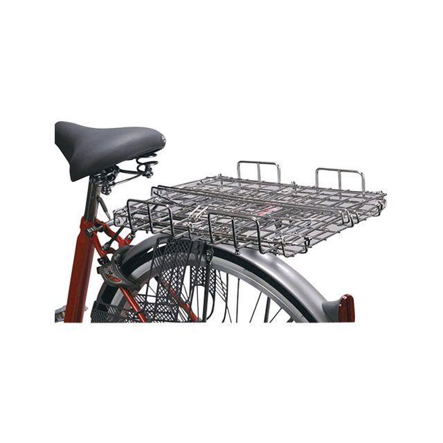 自転車 センタン（自転車） リアキャリア用 折りたたみワイヤーバスケット