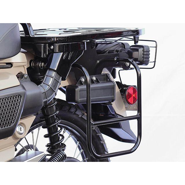 スチール製 黒 マフラー 取り付け用パーツ付き KIJIMA（キジマ） CT125 ハンターカブ バッグサポート（ブラック