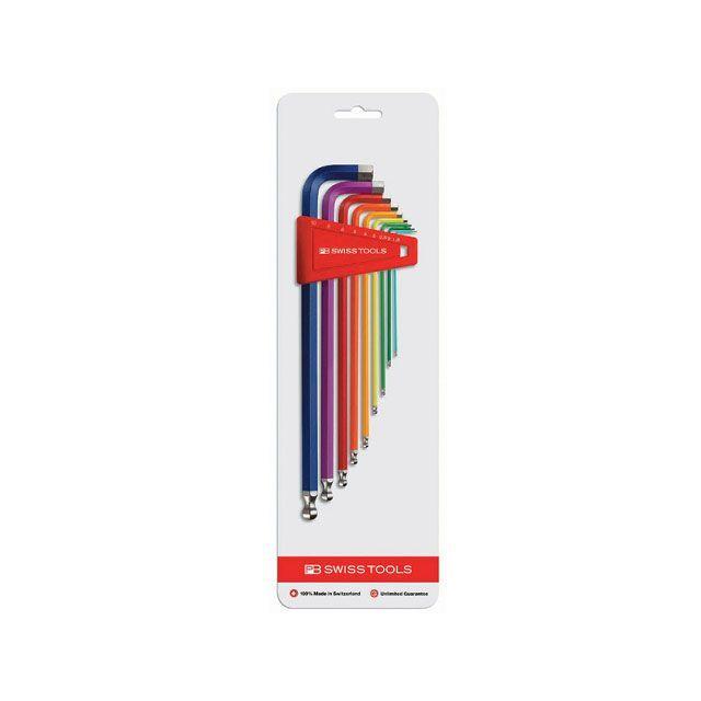 3点セット　専用品 PBスイスツールズ 212LH-RBCN ボール付ロングレインボーレンチセット