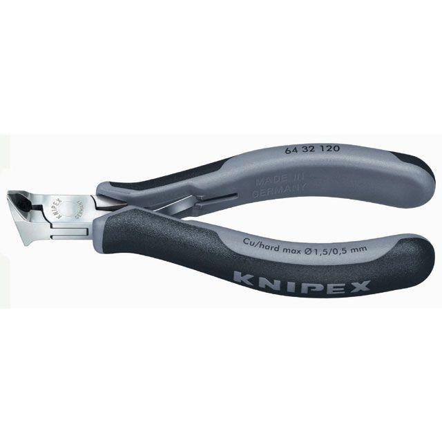 正規品／クニペックス 6432-120ESD エレクトロニクスエンドカッティングニッパー KNIPEX バイク 車 自動車 自転車
