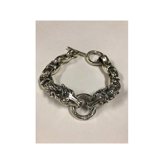 Bill Wall Leather Horse Hide Link Bracelet B550horse Bill Wall Leather