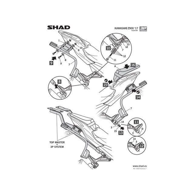 シャッドなど12個セット SHAD（シャッド） 【メーカー直送】シャッド Z 900 3Pシステム