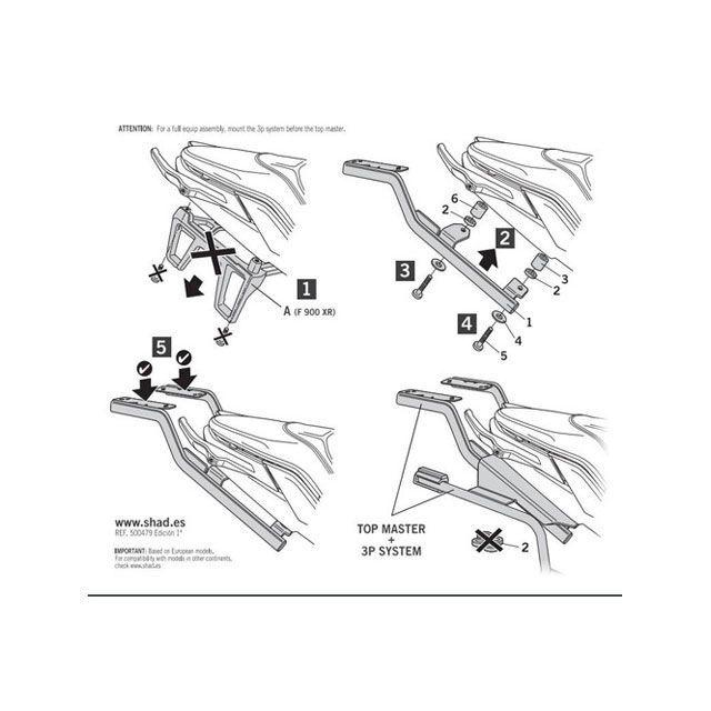 専用ページ　5 SHAD（シャッド） 【メーカー直送】シャッド F900R/XR トップマスター