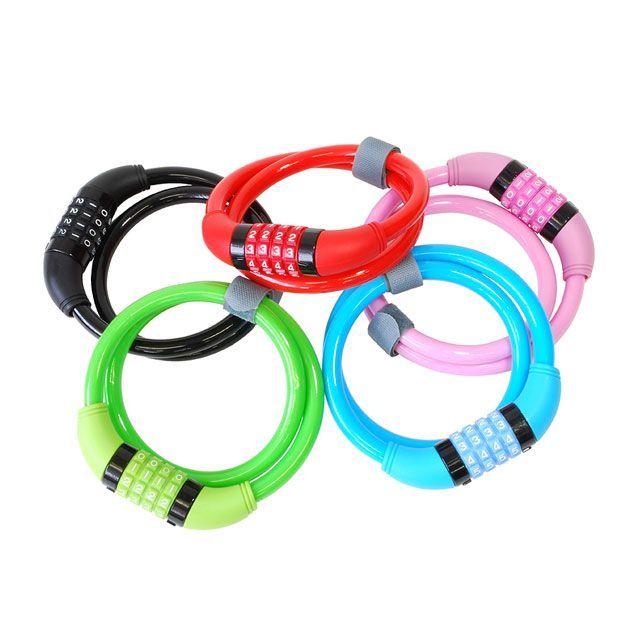 PALMY（自転車） P-4273 ナンバーセットワイヤーロック カラー