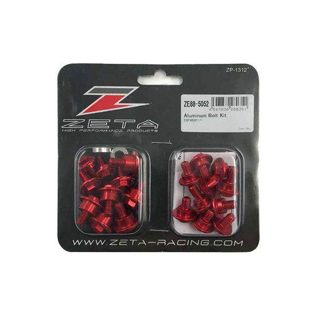 ZETA ジータ 外装アルミボルトキット（レッド） : モトメガネYahoo!店