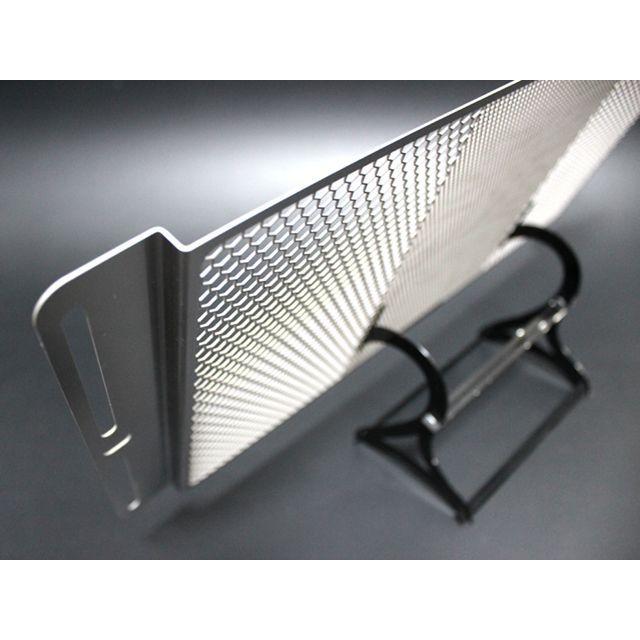エッチングファクトリー V-MAX V-MAX（09〜）用 ラジエターガードSET カラー 赤エンブレム ETCHING FACTORY_3