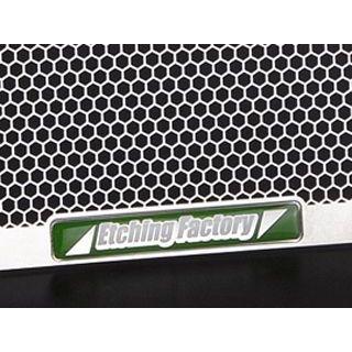 エッチングファクトリー V-MAX V-MAX（09〜）用 ラジエターガードSET カラー 緑エンブレム ETCHING FACTORY_4