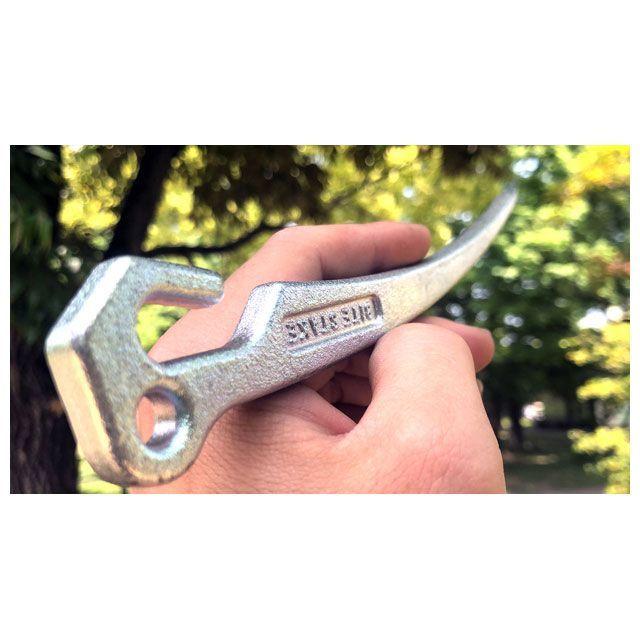 27.5cm■RIDE ROOK ライドBOA SALTAHIKE 強風もおまかせアーク型鍛造ペグ BITE STAKE（バイト