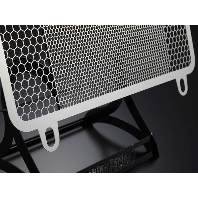エッチングファクトリー ZZR1100 ZZR1100-C型（90〜92）用 ラジエター＆オイルクーラーガードSET カラー 青エンブレム ETCH…_2