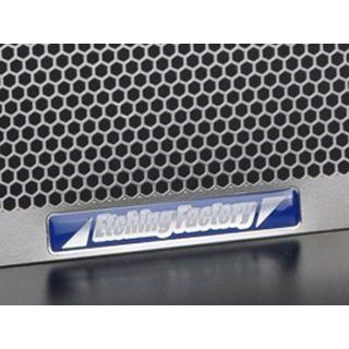エッチングファクトリー ZZR1100 ZZR1100-C型（90〜92）用 ラジエター＆オイルクーラーガードSET カラー 青エンブレム ETCH…_3