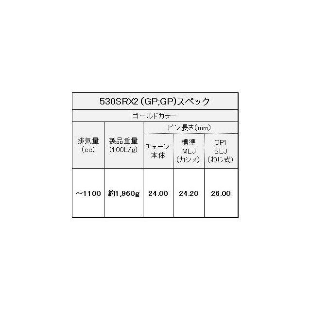 EKチェーン 江沼チェーン 汎用 QXリングチェーン 530SR-X2 MLJ カラー