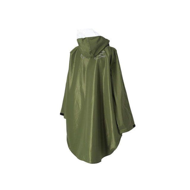 RIDEZ ライズ HOOD RAIN PONCHO（オリーブ） サイズ L RIDEZ