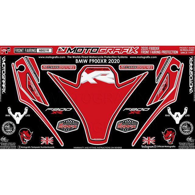 モトグラフィックス F900XR ボディパッド フロント MOTOGRAFIX
