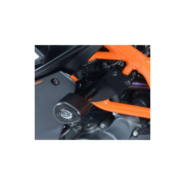 アールアンドジー RC125/200/390 エアロクラッシュプロテクター ブラック R\u0026G_2