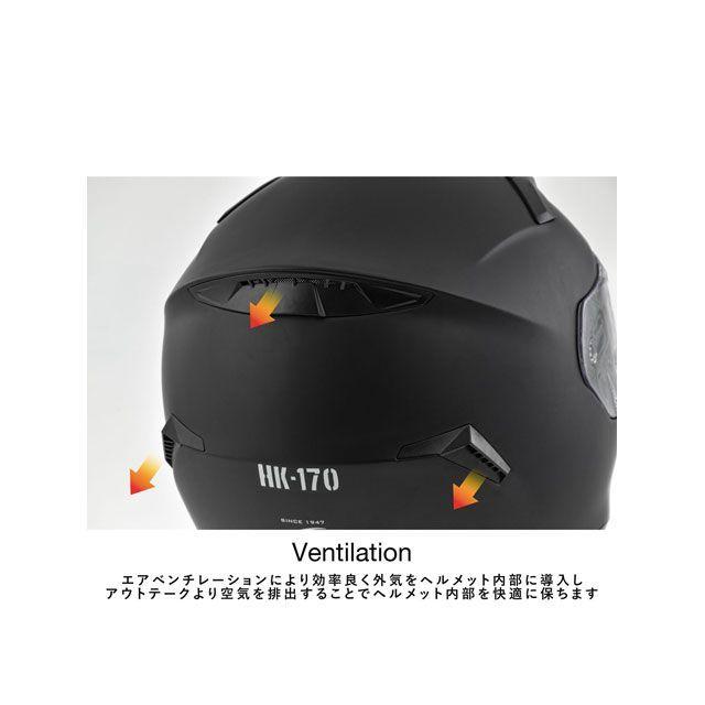 コミネ（Komine） HK-170 FL フルフェイスヘルメット（マットブラック