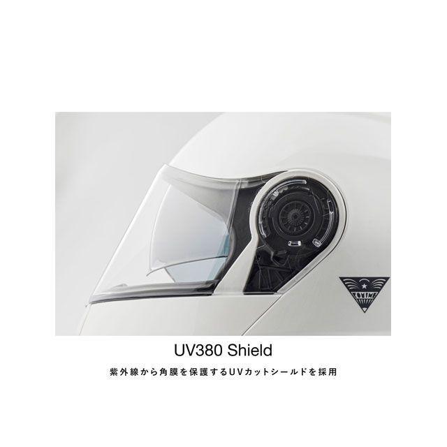 グッズ専用 コミネ（Komine） HK-171 FL システムヘルメット（パールホワイト