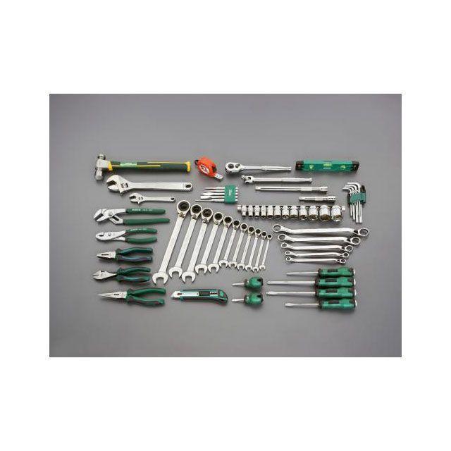 2本セット エスコ（ESCO） 61個組 工具セット（1/2”） : モトメガネYahoo!店