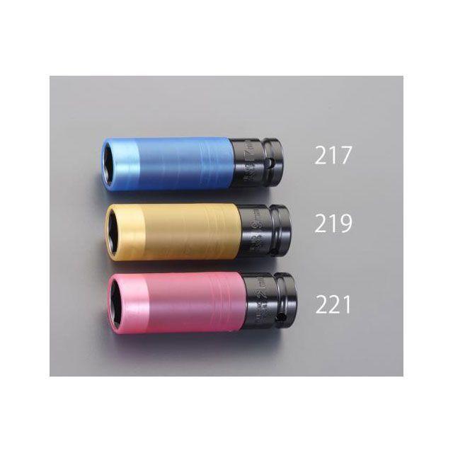 エスコ（ESCO） 1/2”DRx21mm ホイールナット用インパクトソケット