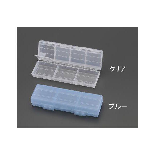 エスコ（ESCO） 205x66x33mm 電池ケース（単3・単4用/クリア