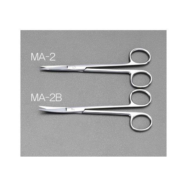 エスコ 145mm はさみ・精密（反り刃・ステンレス製） ESCO バイク 車