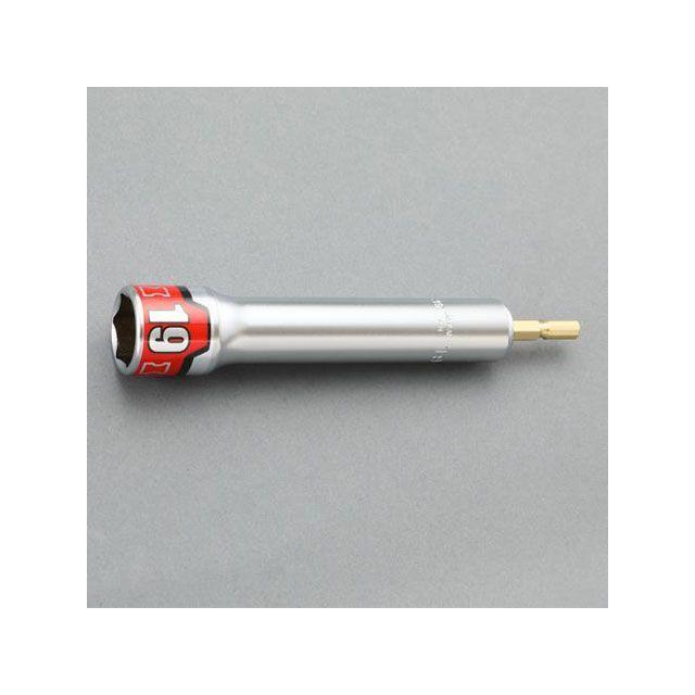 エスコ（ESCO） 17mm 電ドルソケット（ロング） : モトメガネYahoo!店